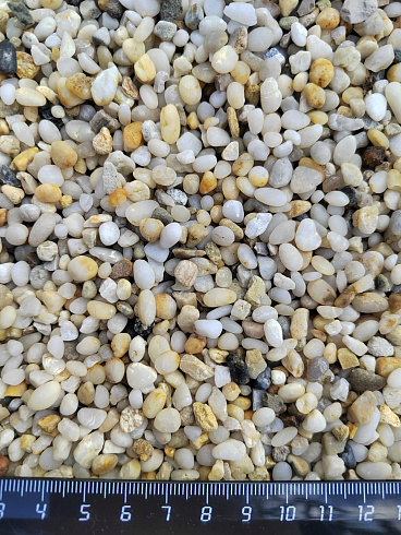 фото Галька крымская жемчужная фр. 3-5 мм. купить в Ростове-на-Дону  в интернет-портале КАМЕНЬ КЛУБ