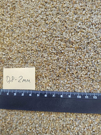 Кварцевый песок для площадок фр. 0,8 - 2 мм.  купить в Ростове-на-Дону фото Камень Клуб