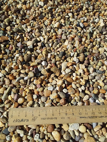Kamenclub.ru: Галька окат (серо-желтая) фр.5-10 мм. купить  в Ростове-на-Дону галька речная рыжий, желтый, рыжий, серо-желтый речная окатанная галька декоративная 5000 руб/т   фото КАМЕНЬ КЛУБ