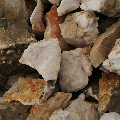 фото Кварц ( фр. 70-100 мм)  купить в Ростове-на-Дону в интернет-портале КАМЕНЬ КЛУБ