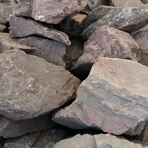 фото Яшма красная  (фр. 70-100 мм)  купить в Ростове-на-Дону в интернет-портале КАМЕНЬ КЛУБ