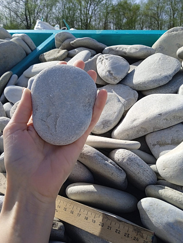 фото Галька черноморская фр. 100-150 мм. в интернет-портале КАМЕНЬ КЛУБ