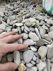 Галька черноморская фр. 40-70 мм.  купить в Ростове-на-Дону фото Камень Клуб