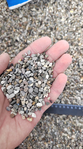 фото Галька черноморская фр. 3-5 мм. купить в Ростове-на-Дону  в интернет-портале КАМЕНЬ КЛУБ