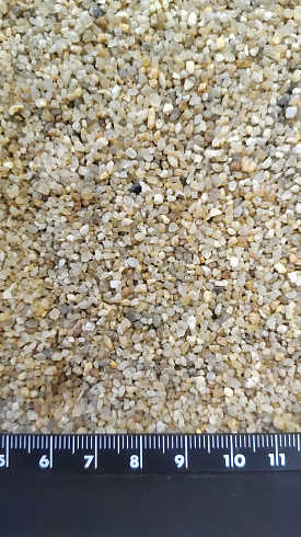 Кварцевый песок для пескоструйных работ фр. 0,8-1,6 мм.  купить в Ростове-на-Дону фото Камень Клуб