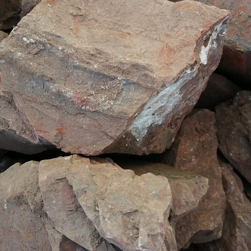 фото Яшма красная  (фр. 70-100 мм)  купить в Ростове-на-Дону в интернет-портале КАМЕНЬ КЛУБ