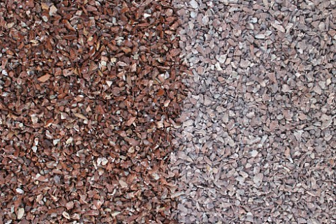 Kamenclub.ru: Мраморная крошка (щебень крошка розовый) фр. 5-10 мм.  купить в Ростове-на-Дону мрамор розовый, красный щебень колотый ландшафтный декоративный  11000 руб/т   фото КАМЕНЬ КЛУБ