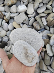 Галька черноморская фр. 50-100 мм.  купить в Ростове-на-Дону фото Камень Клуб