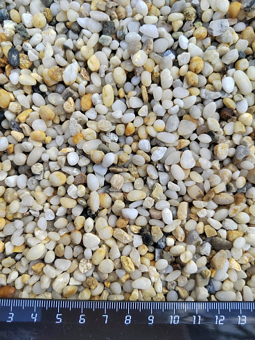 фото Галька крымская жемчужная фр. 3-5 мм. купить в Ростове-на-Дону  в интернет-портале КАМЕНЬ КЛУБ