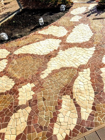 Kamenclub.ru: Песчаник брусчатка (Готика) art PSG-L-01  купить в Ростове-на-Дону    2300 руб/кв.м   фото КАМЕНЬ КЛУБ