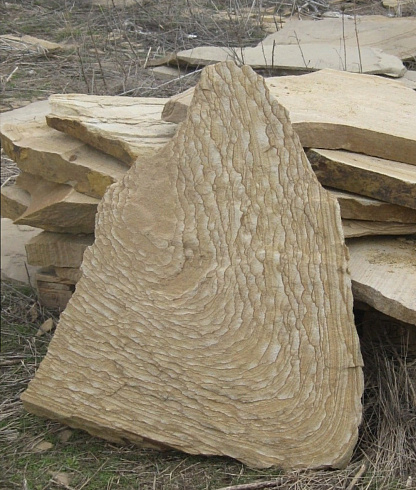 Kamenclub.ru: Форматный камень (плаха) пошаговая дорожка от 70-150 см (4 -12 см)  купить в Ростове-на-Дону плитняк  форматный плаха желтый песчаник 9 000 руб/т   фото КАМЕНЬ КЛУБ