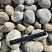 Kamenclub.ru: Галька речная окат (серо-белая) фр. 70-120 мм купить  в Ростове-на-Дону галька галечник бело-серая, серо-белая, серая, белая речная природная галька  8000 руб/т   фото КАМЕНЬ КЛУБ