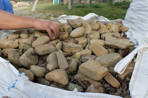 Kamenclub.ru: Песчаник брусчатка  купить в Ростове-на-Дону    5 500 руб/т   фото КАМЕНЬ КЛУБ