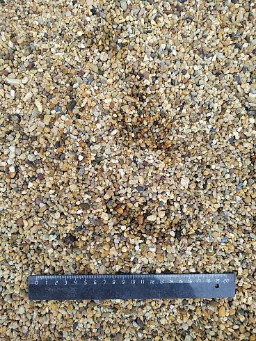 Галька речная окат (рыжая) фр.3-5 мм купить в Ростове-на-Дону 