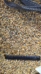 Kamenclub.ru: Галька окат (серо-желтая) фр.5-10 мм. купить  в Ростове-на-Дону галька речная рыжий, желтый, рыжий, серо-желтый речная окатанная галька декоративная 5000 руб/т   фото КАМЕНЬ КЛУБ