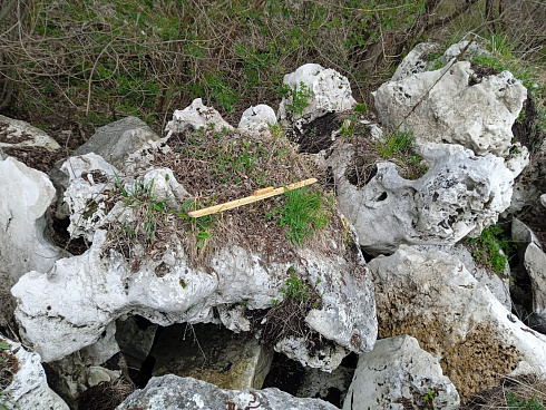 Kamenclub.ru: Выветренный известняк (степной) фр. 500-1500 мм.  купить в Ростове-на-Дону    10000 руб/т   фото КАМЕНЬ КЛУБ