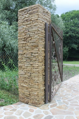 Kamenclub.ru: Песчаник (хворост) art PSG-5-06  купить в Ростове-на-Дону    1 900 руб/кв.м   фото КАМЕНЬ КЛУБ