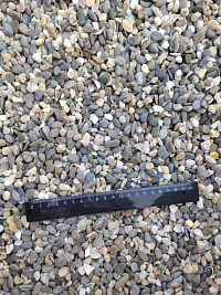 Галька крымская прибрежная фр. 5-10 мм.  купить в Ростове-на-Дону фото Камень Клуб