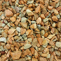 Kamenclub.ru: Щебень крошка желтый (ЗЛАТОЛИТ) фр. 10-20 мм.  купить в Ростове-на-Дону златолит бежевый, золотистый, желтый каменная декоративная крошка щебня златолита 10800 руб/т   фото КАМЕНЬ КЛУБ